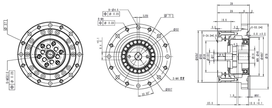 Features of HMCG-Ⅱ-E Series Unit (Integral Cam) Strain Wave Gearing