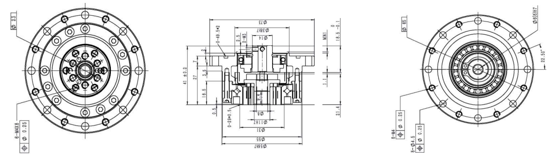 Features Of HMCG-Ⅱ Series Unit Strain Wave Gearing
