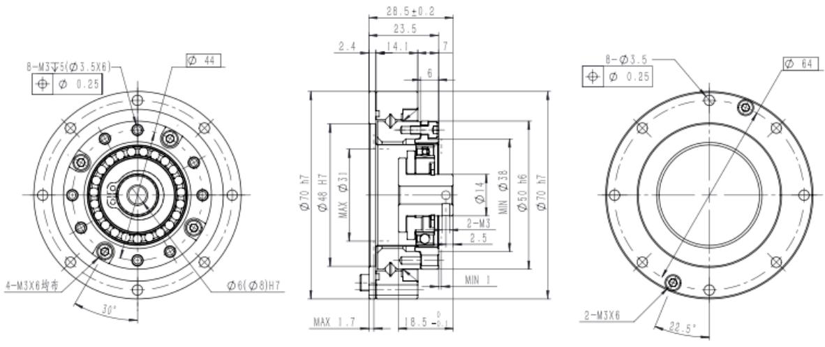 Features of HMHG-Ⅱ Simple Unit (Flat) Series Strain Wave Gearing